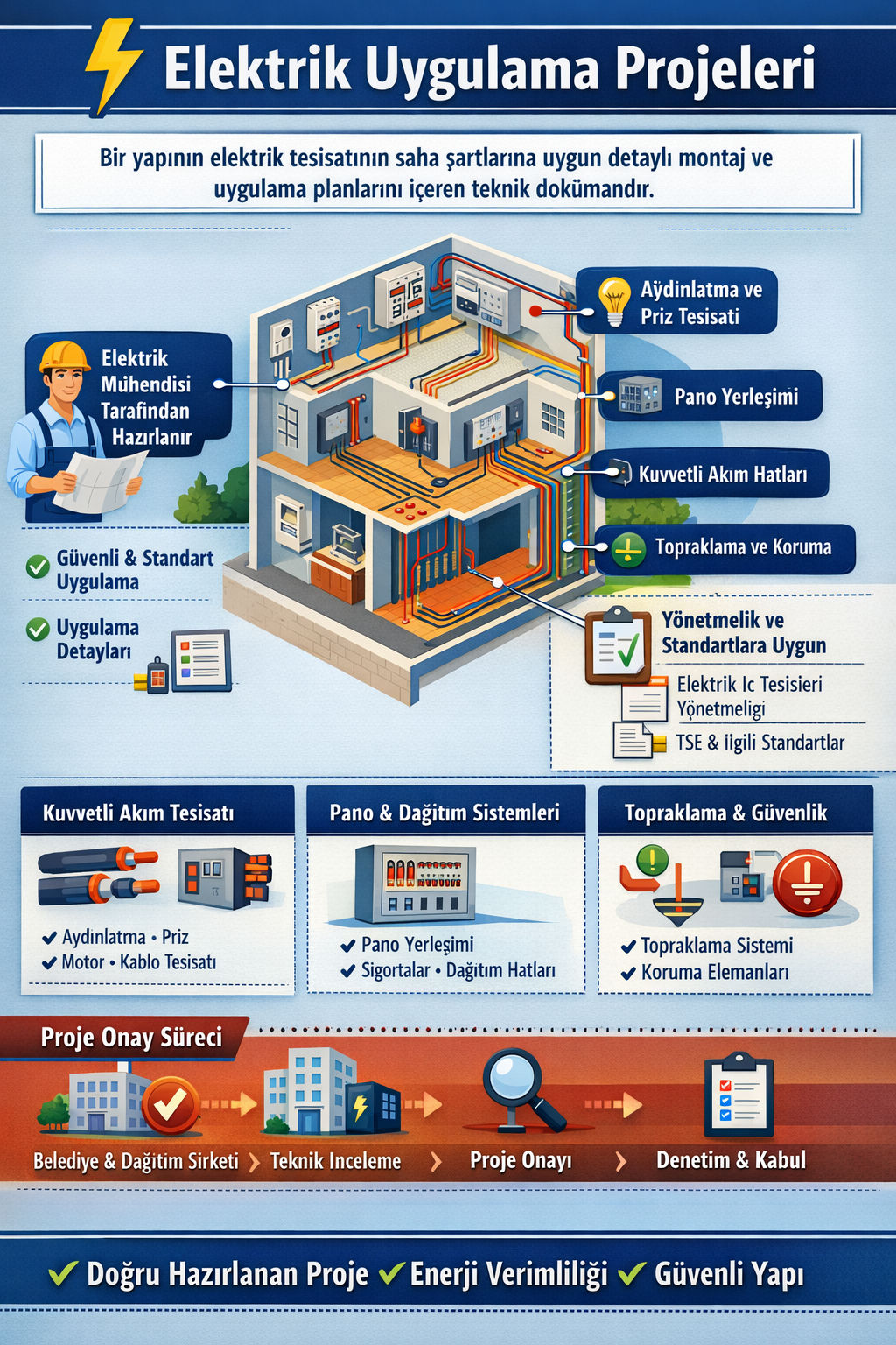 Elektrik Uygulama Projesi Nedir ve Hangi Amaçla Hazırlanır?